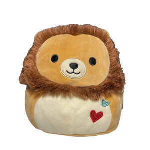 Squishmallows Kellytoy Jungle Collection 8" Francis the Lion w Valentine Hearts